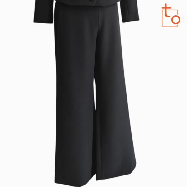 Pantalone a zampa Tob438 - immagine 3