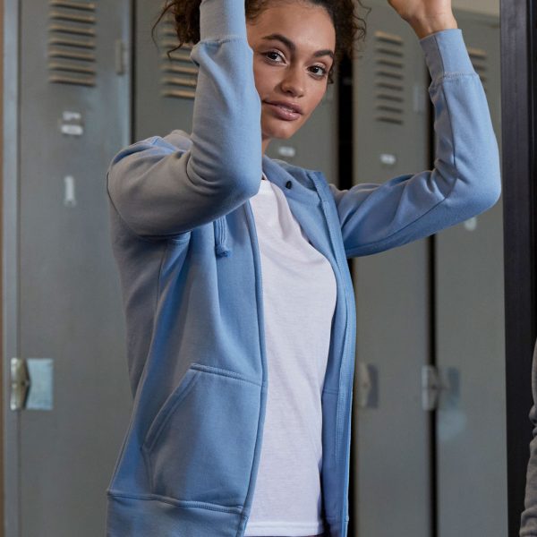 Basic Hoody Full zip Woman