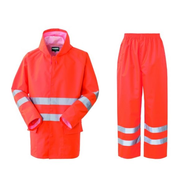 Completo anti-pioggia Hi-Vis Arancio