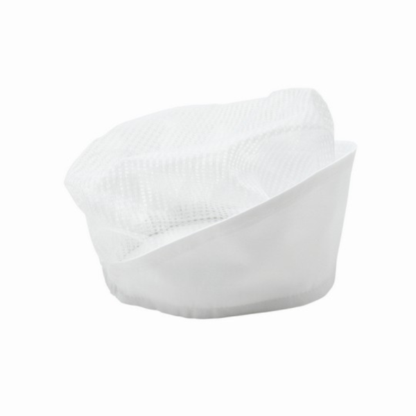 Cuffia rete e cotone Lady Bianco